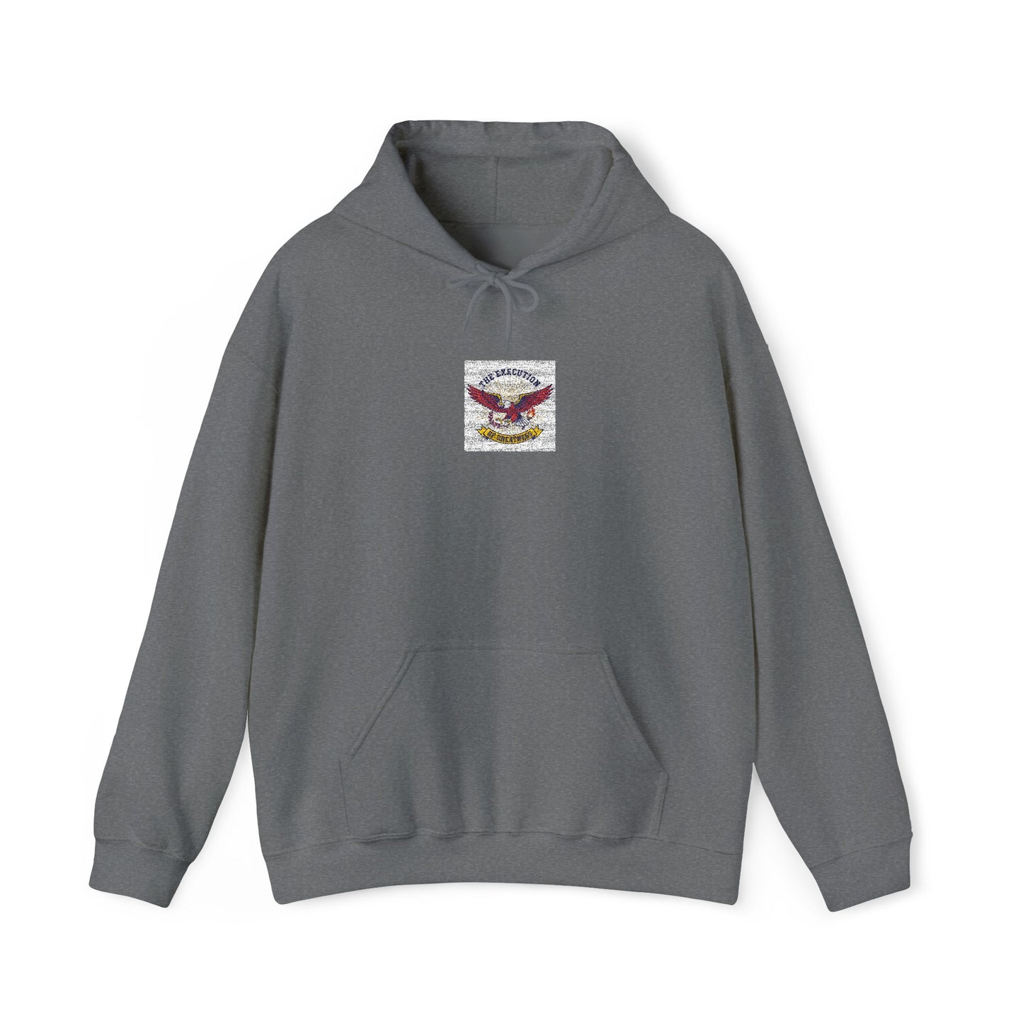 Patriotic Eagle Floral Hoodie – American Flag Wings Graphic Sweatshirt