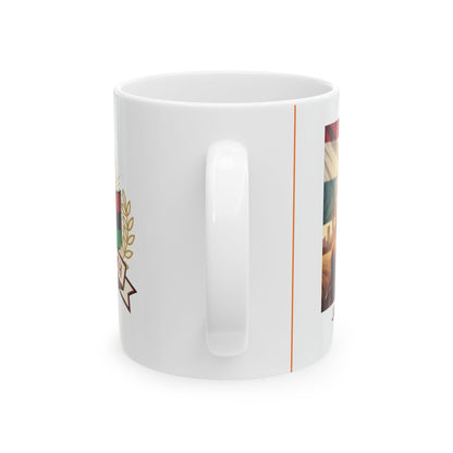 Juneteenth Ceramic Mug — Commemorative Black History Coffee Cup (11oz, 15oz)