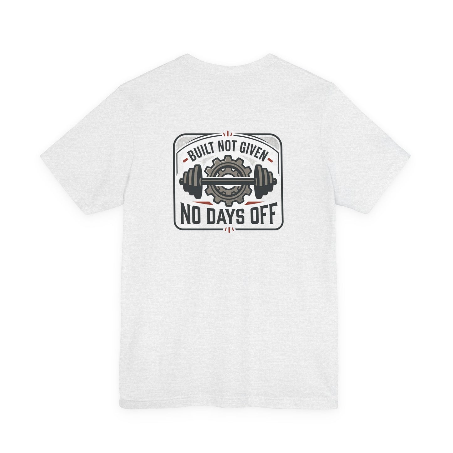 Stay Focused / Built Not Given Fitness T‑Shirt — “Stay Broke or Focused” Motivational Gym Tee