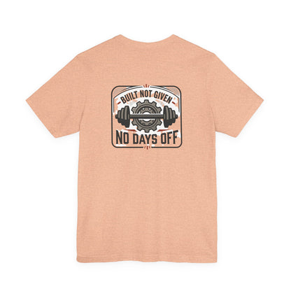 Stay Focused / Built Not Given Fitness T‑Shirt — “Stay Broke or Focused” Motivational Gym Tee