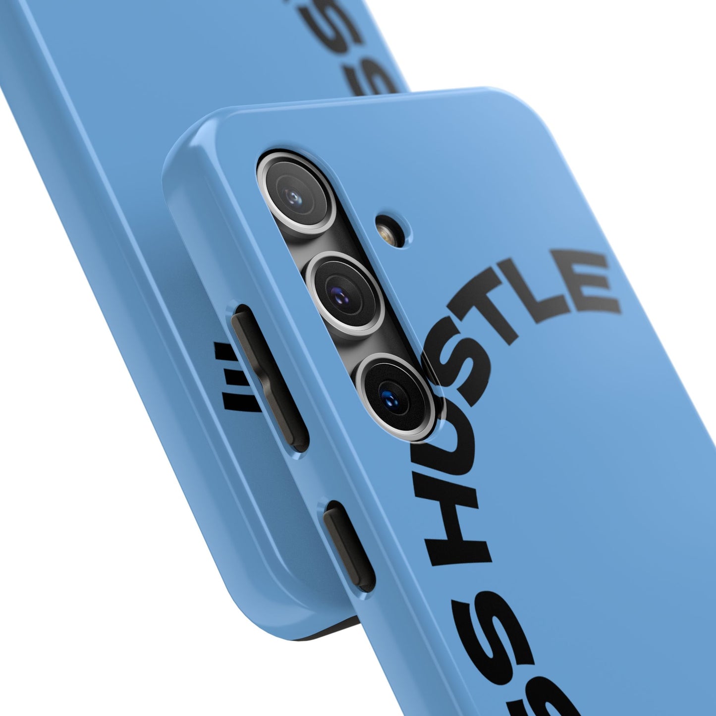 Tough Phone Case — "Less Hustle" Bold Arched Text Protective Cover