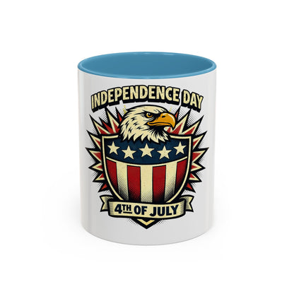 Accent Coffee Mug (11, 15oz) , 4th of july ,independence day.