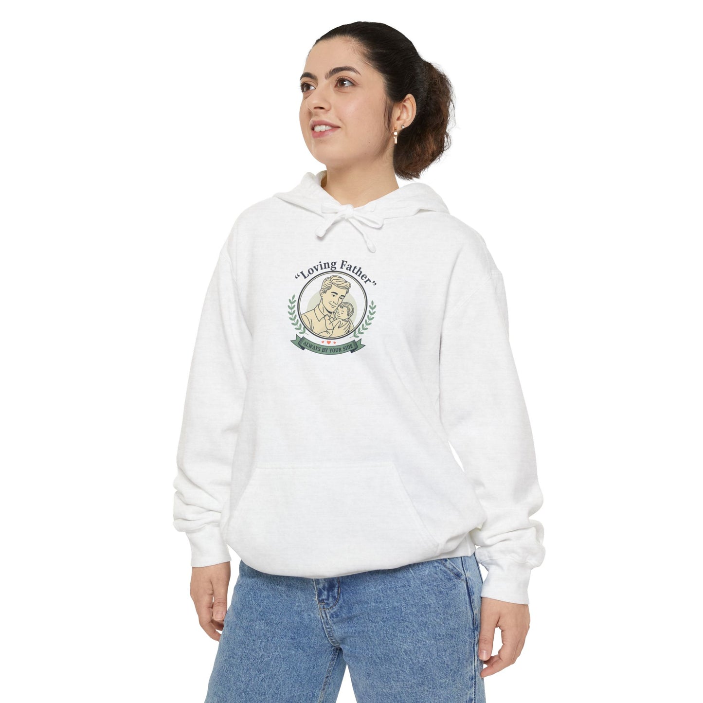 Grandpa & Dad Portrait Hoodie — Family Vintage Crewneck