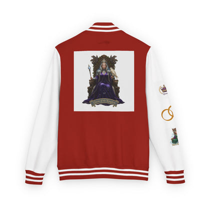 Letterman Jacket — Gothic Queen Illustration Varsity Jacket