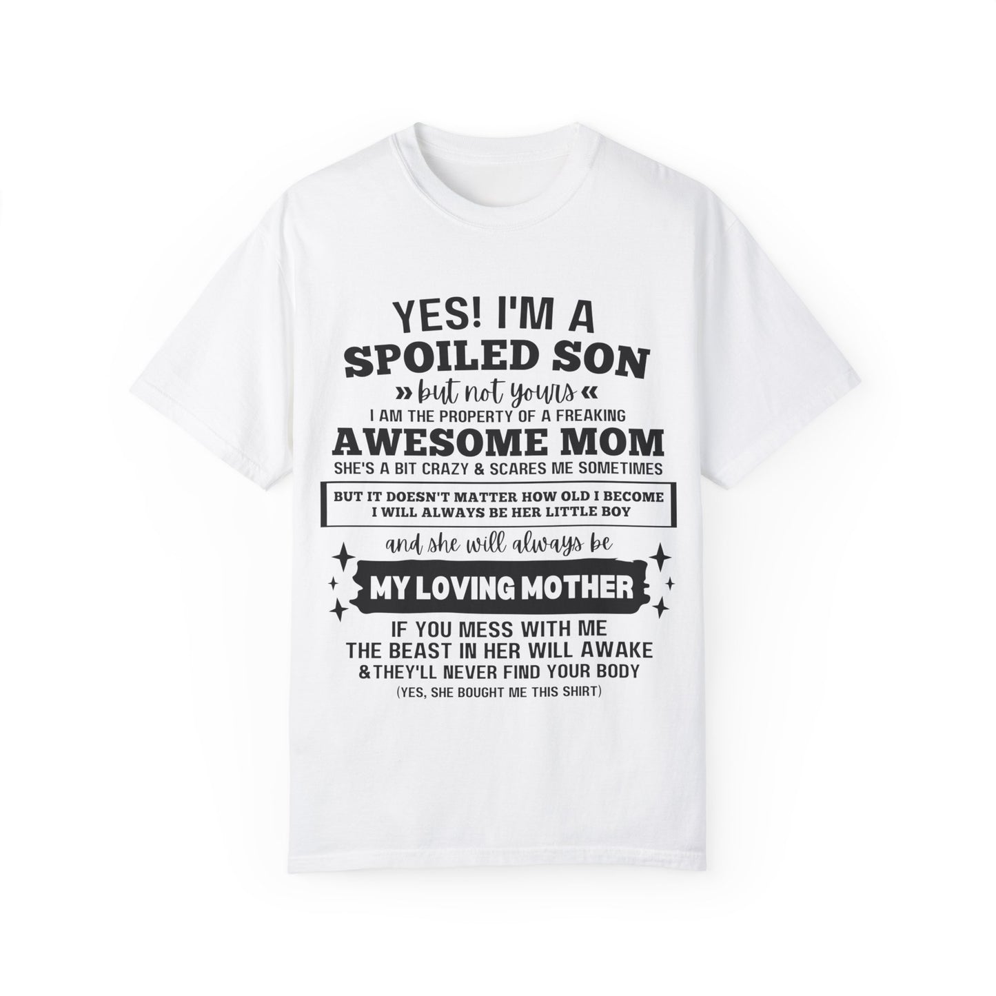 To My Son | Unisex Garment-Dyed T-shirt