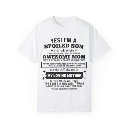 To My Son | Unisex Garment-Dyed T-shirt