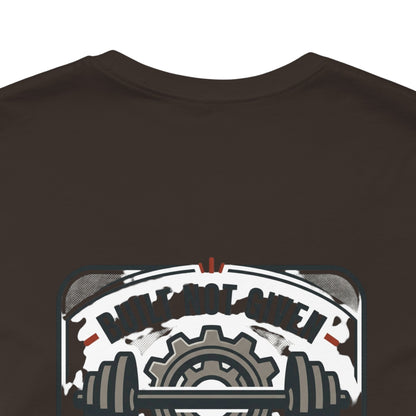 Stay Focused / Built Not Given Fitness T‑Shirt — “Stay Broke or Focused” Motivational Gym Tee