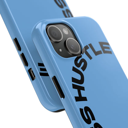 Tough Phone Case — "Less Hustle" Bold Arched Text Protective Cover