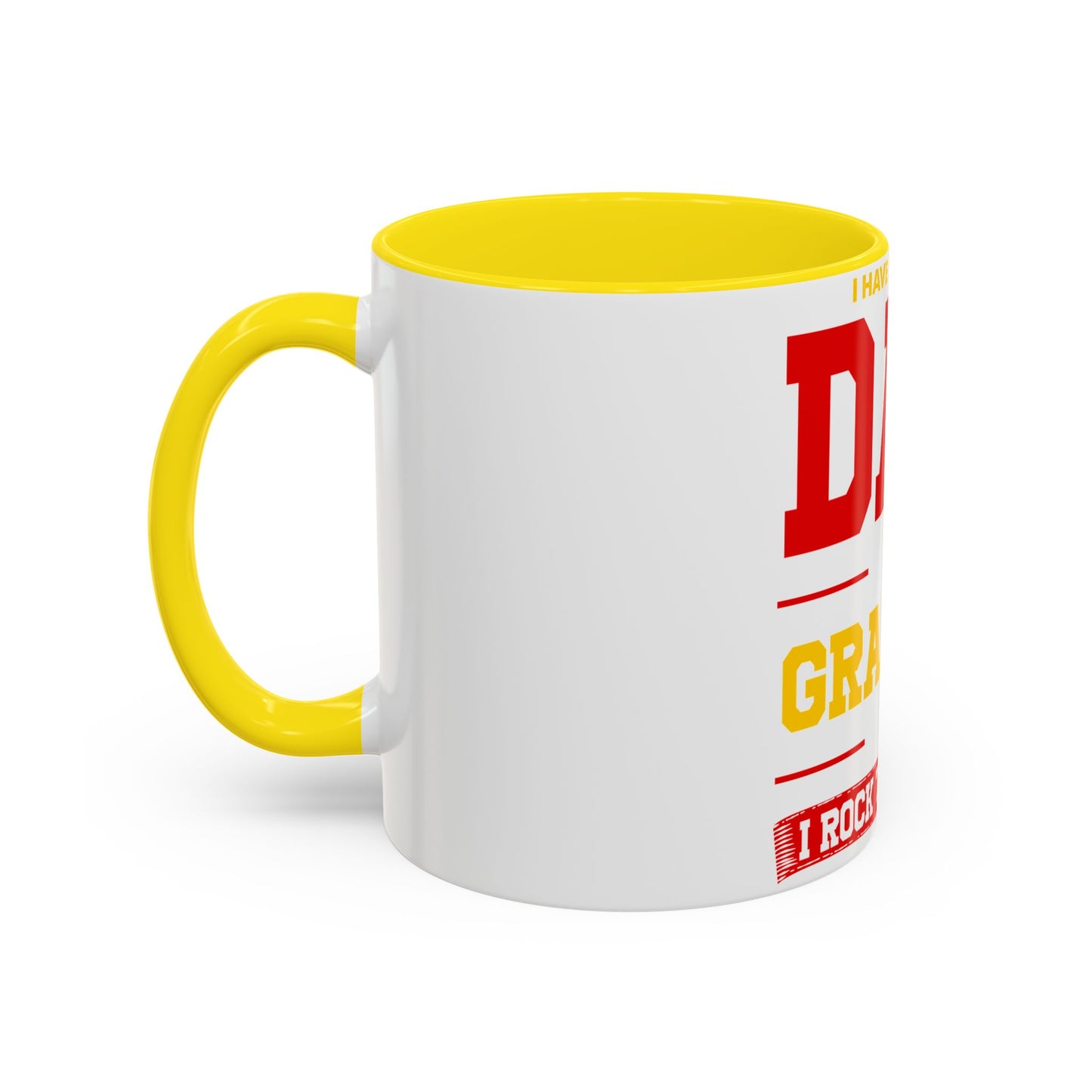 Dad Grandpa Coffee Mug — “I Have Two Titles: Dad Grandpa, I Rock Them Both” Accent Ceramic Gift