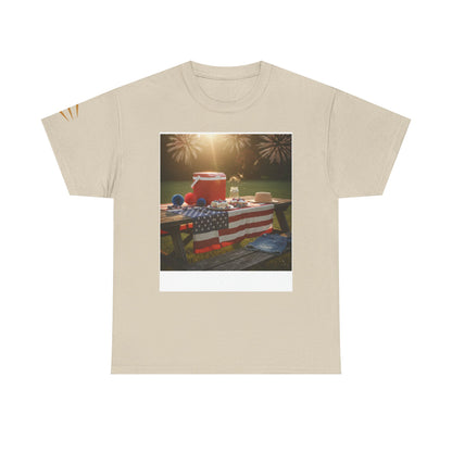 4th of July Americana Tee — Patriotic Flag Picnic T-Shirt