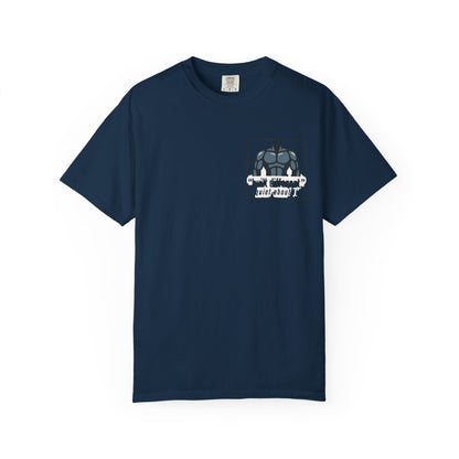Graphic T-Shirt — “No Announcements, Just Results” Motivational Fitness Tee