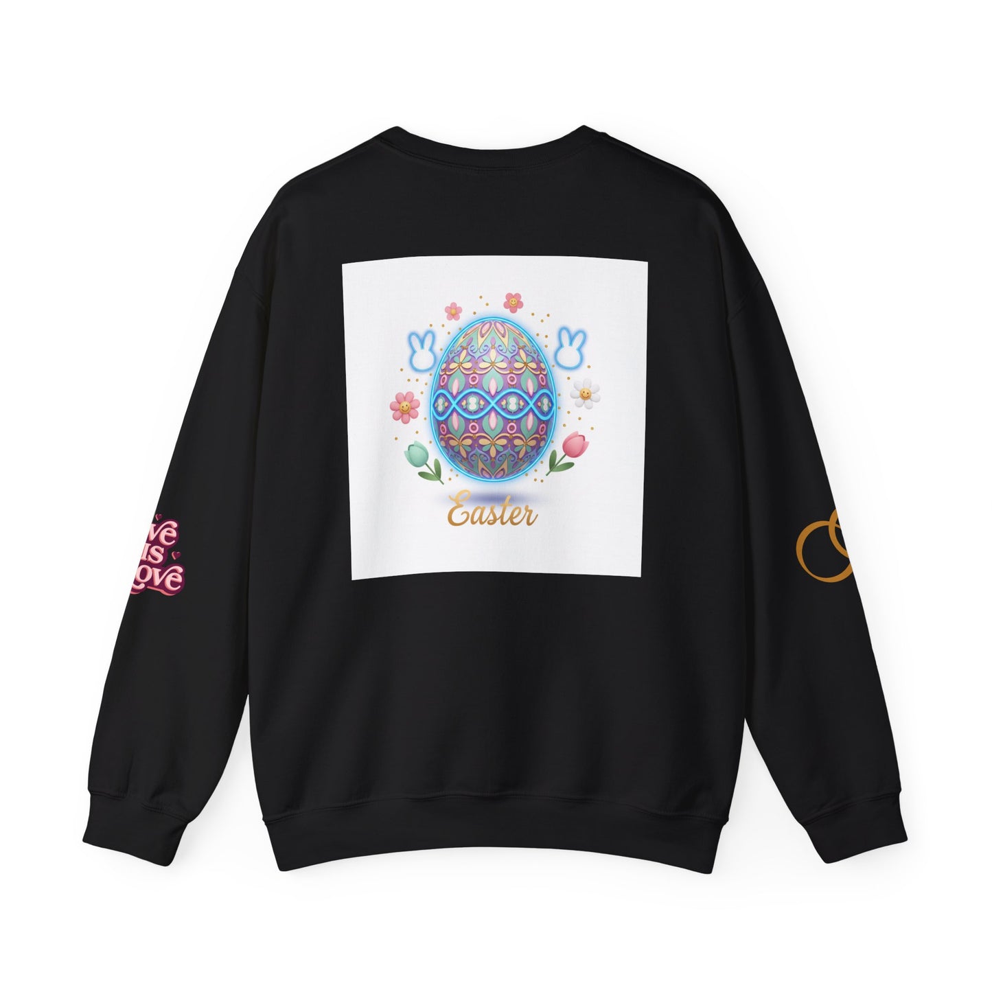 Easter Bunny & Candy Hearts Crewneck Sweatshirt
