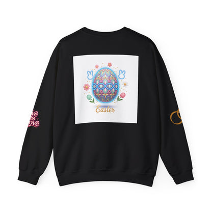 Easter Bunny & Candy Hearts Crewneck Sweatshirt