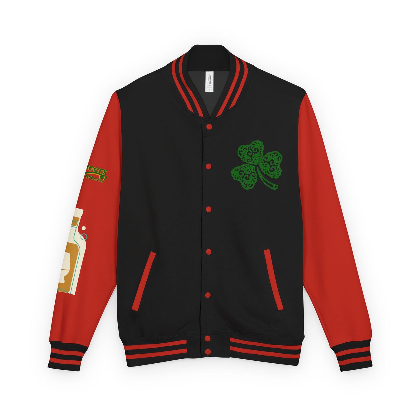 Lucky & Proud Shamrock Letterman Jacket