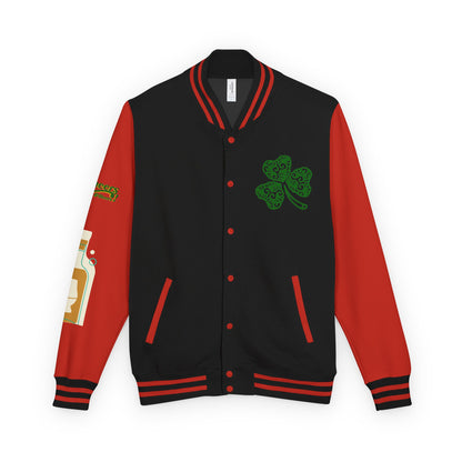 Lucky & Proud Shamrock Letterman Jacket