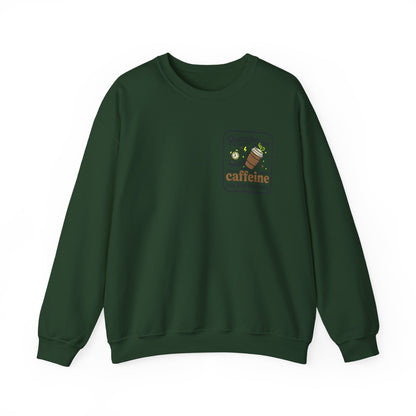 Crewneck Sweatshirt — "Mentally on Vacation, Physically at Work" Coffee Vibe