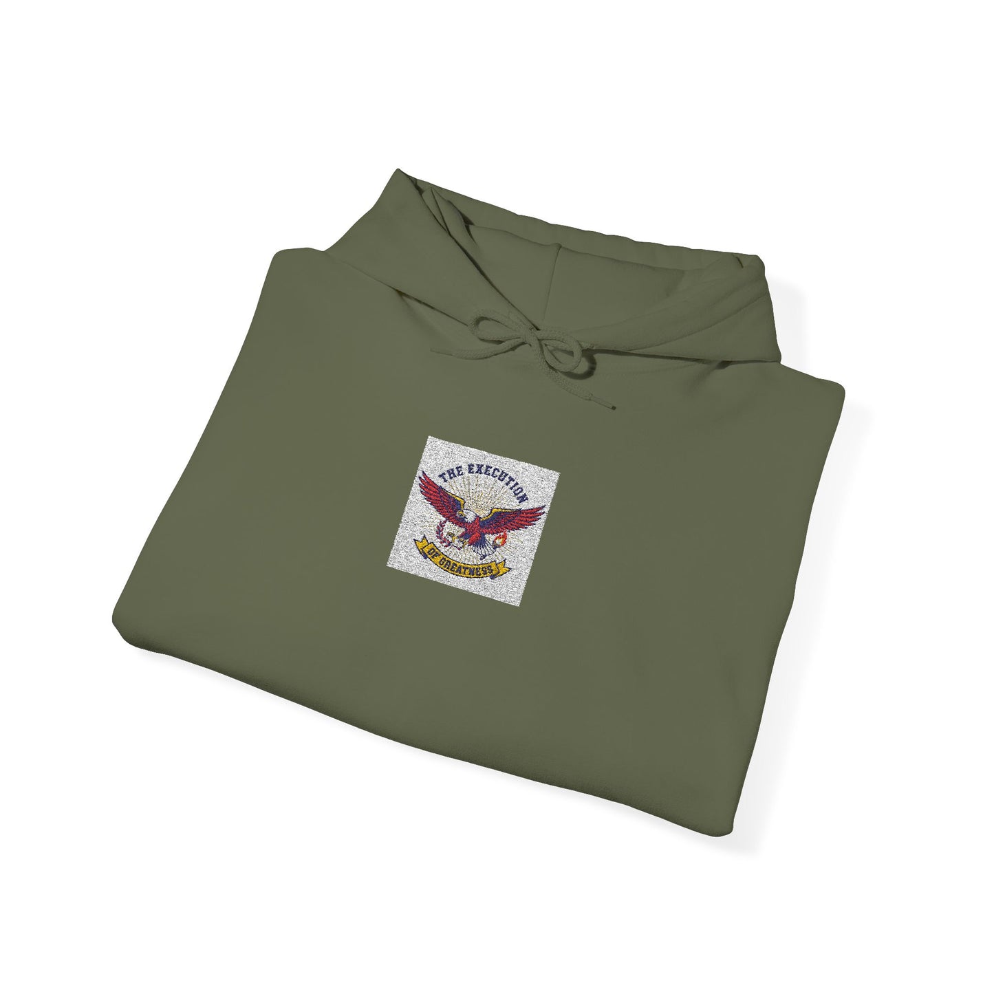 Patriotic Eagle Floral Hoodie – American Flag Wings Graphic Sweatshirt