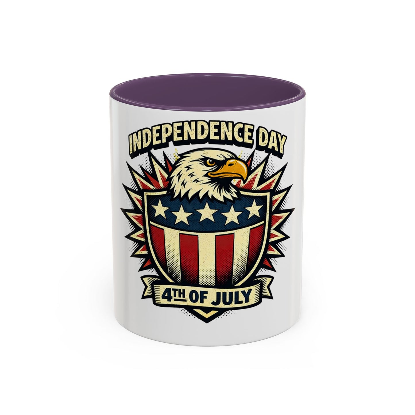 Accent Coffee Mug (11, 15oz) , 4th of july ,independence day.