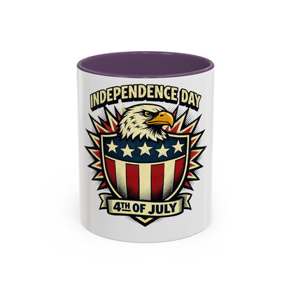 Accent Coffee Mug (11, 15oz) , 4th of july ,independence day.