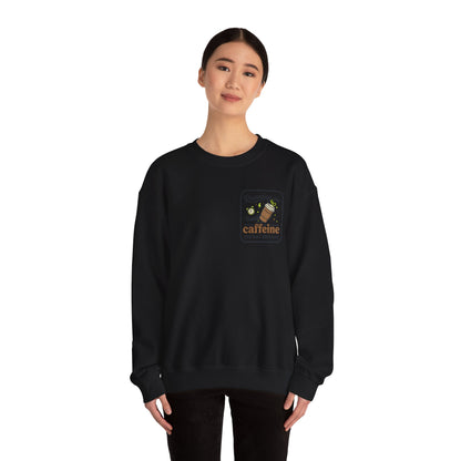 Crewneck Sweatshirt — "Mentally on Vacation, Physically at Work" Coffee Vibe