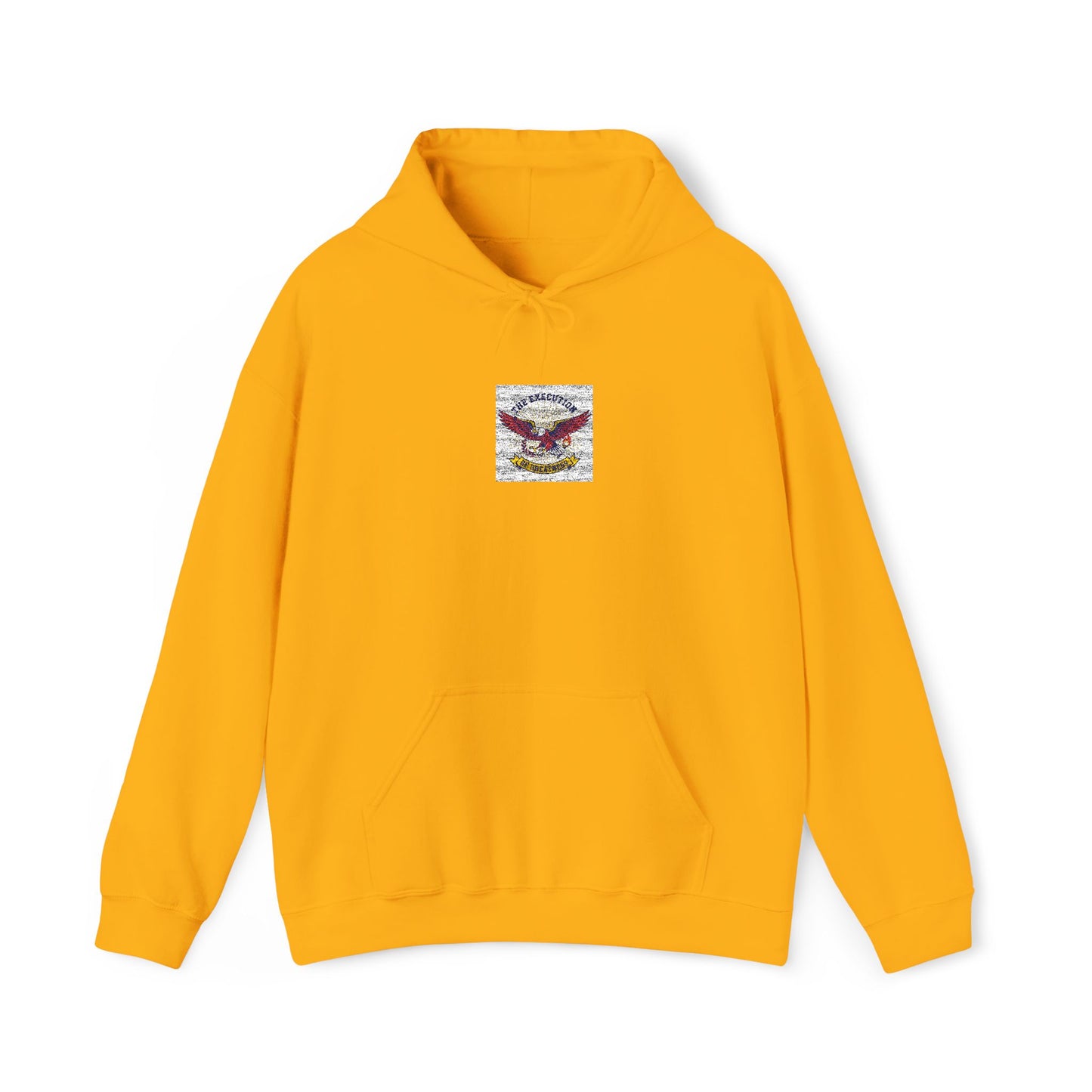 Patriotic Eagle Floral Hoodie – American Flag Wings Graphic Sweatshirt