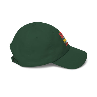 Dad Grandpa Classic Cap — Vintage Stacked Titles Hat ("Dad, Grandpa")