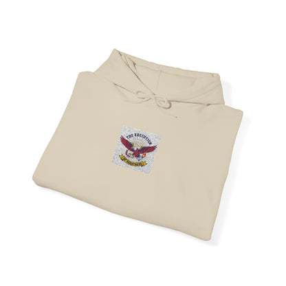 Patriotic Eagle Floral Hoodie – American Flag Wings Graphic Sweatshirt