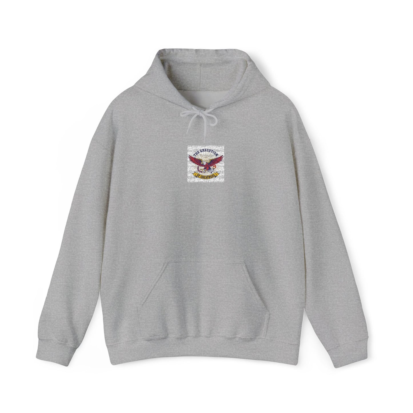 Patriotic Eagle Floral Hoodie – American Flag Wings Graphic Sweatshirt
