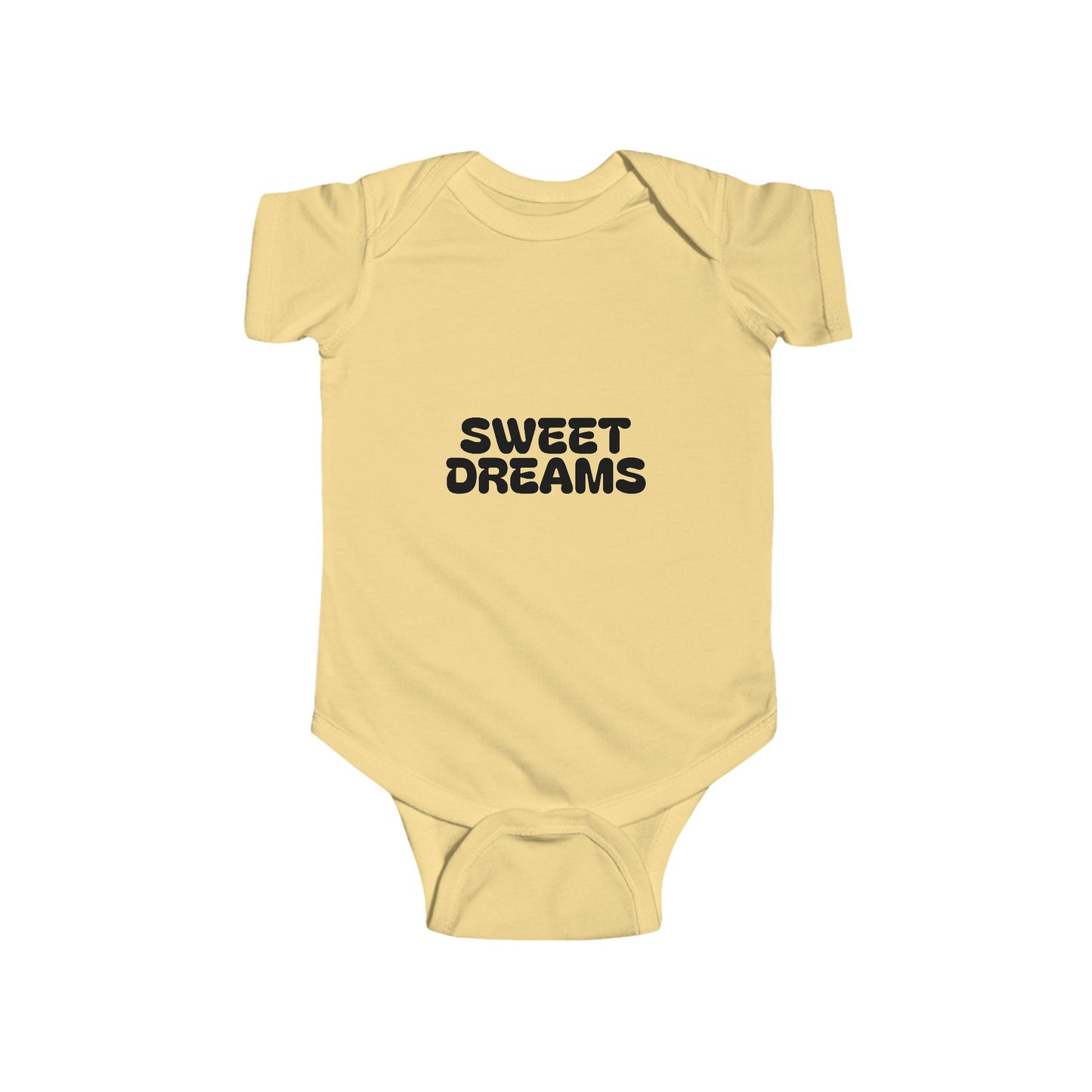Infant Bodysuit — "Sweet Dreams" Cute Yellow Chick Baby Onesie (I’m a Cutey)