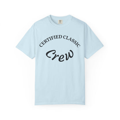 Certified Classics Crew T‑Shirt — Retro Crew Graphic Tee with Back Star Accent
