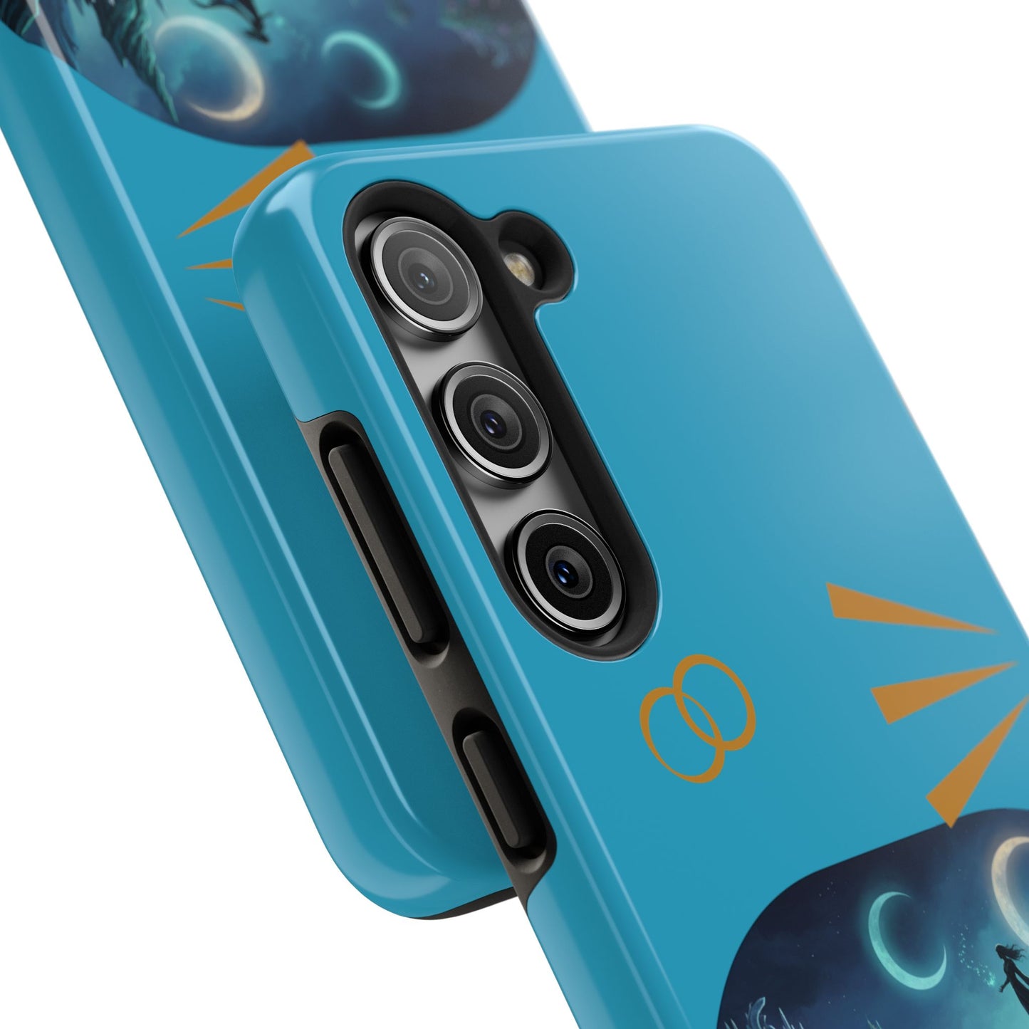 Tough Phone Case — Mystic Moonlit Shore Illustration