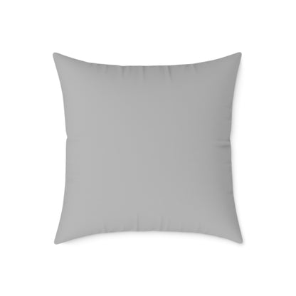 Spring Time Birds Square Throw Pillow — Floral Hummingbird Accent Cushion