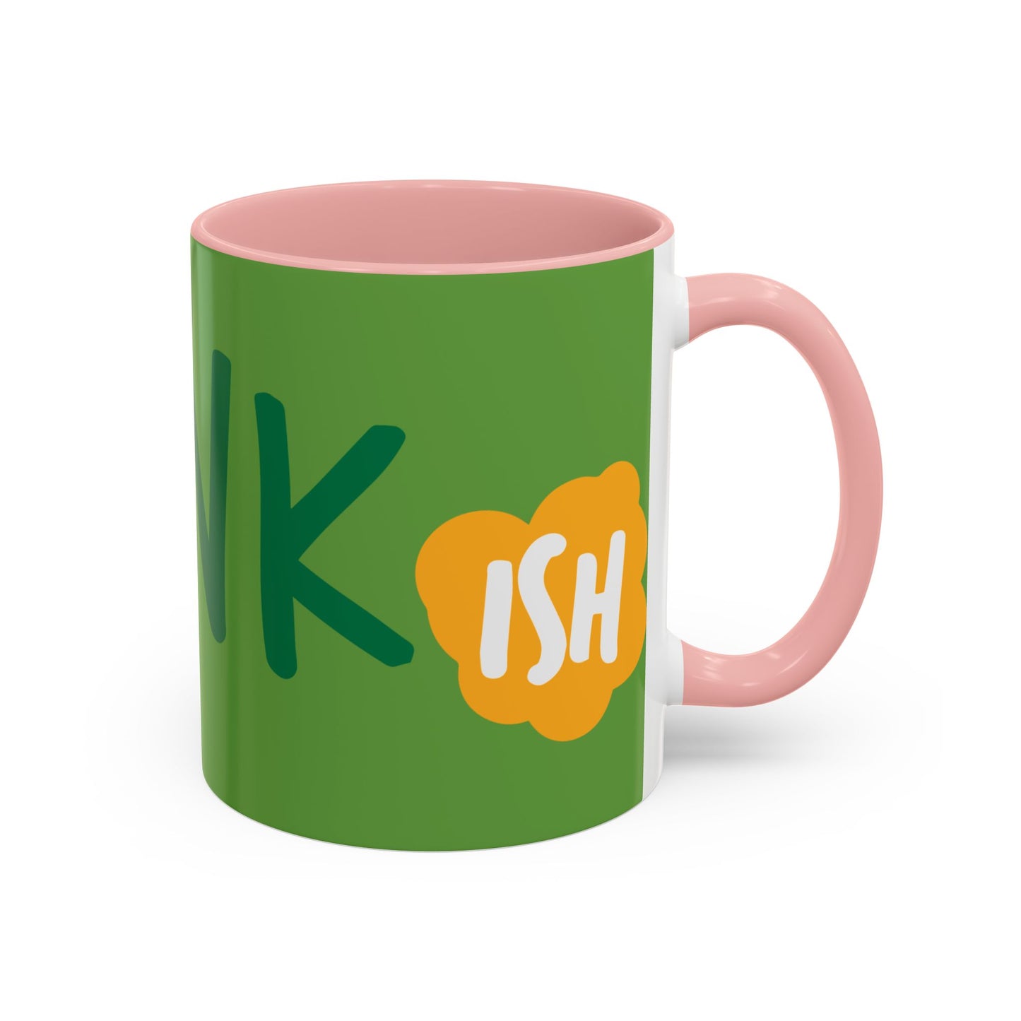 Funny ‘Drunkish’ Accent Coffee Mug — Green Accent 11/15oz