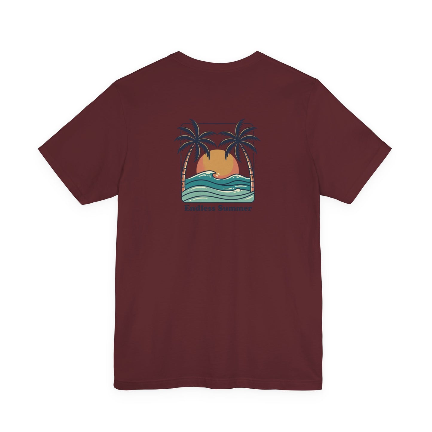 Endless Summer Surf Tee — Retro Sunset Palm Beach T-Shirt