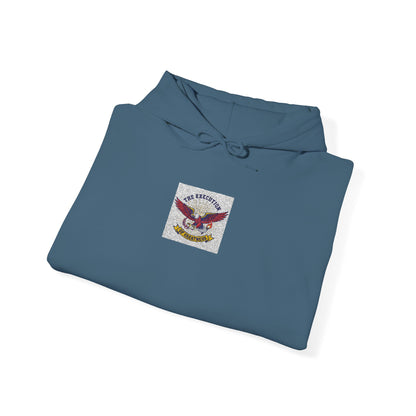 Patriotic Eagle Floral Hoodie – American Flag Wings Graphic Sweatshirt