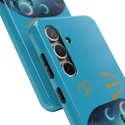 Tough Phone Case — Mystic Moonlit Shore Illustration