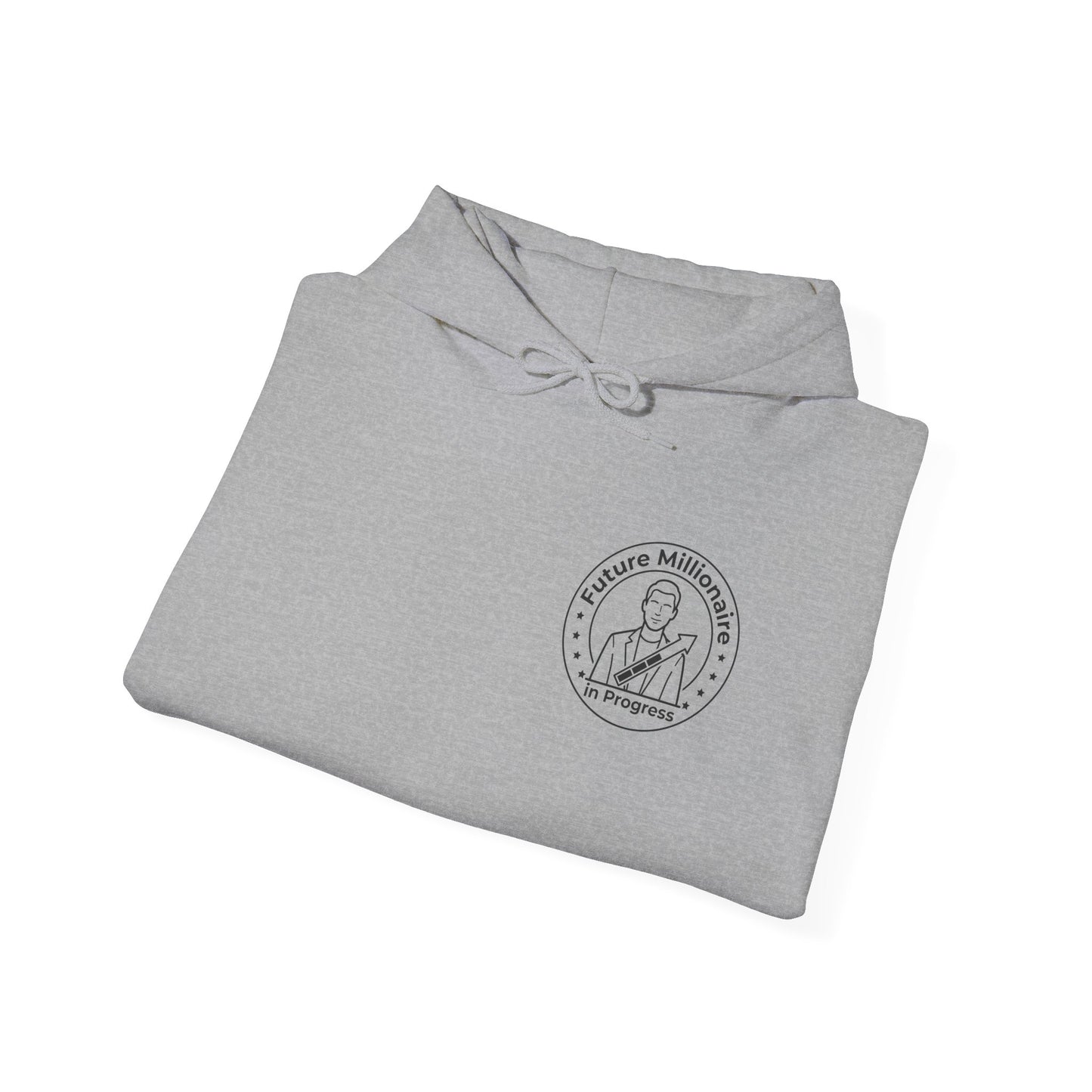 Make Money Not Excuses Hoodie — Motivational Vintage Badge Hooded Sweatshirt