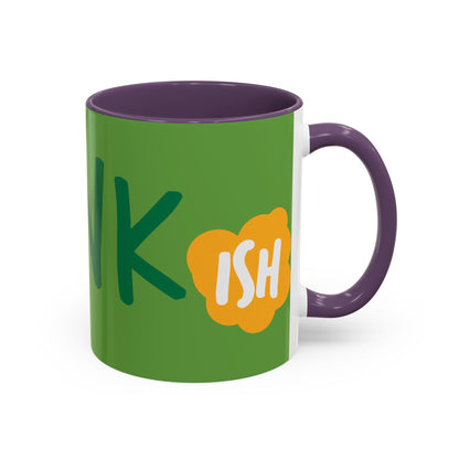 Funny ‘Drunkish’ Accent Coffee Mug — Green Accent 11/15oz