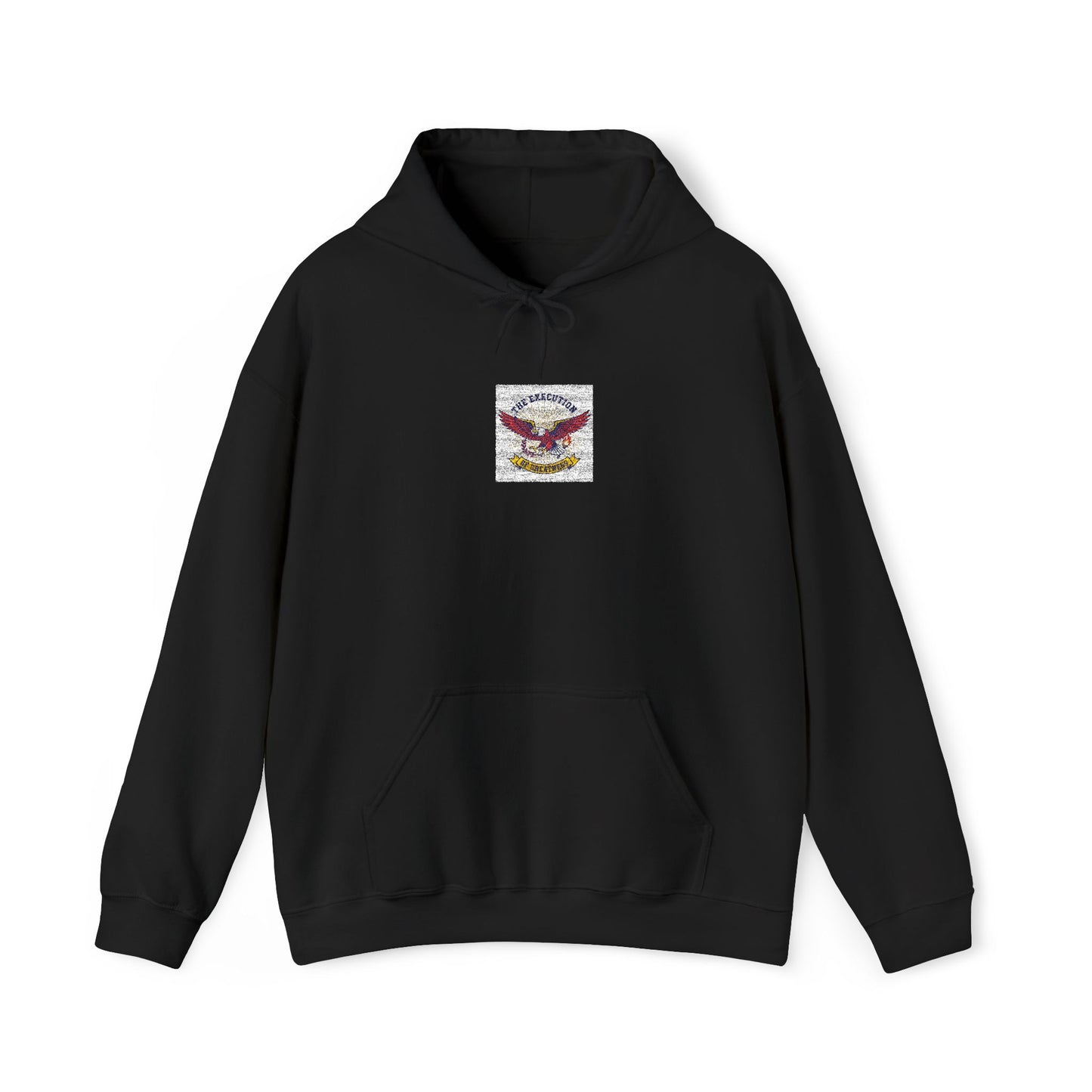 Patriotic Eagle Floral Hoodie – American Flag Wings Graphic Sweatshirt