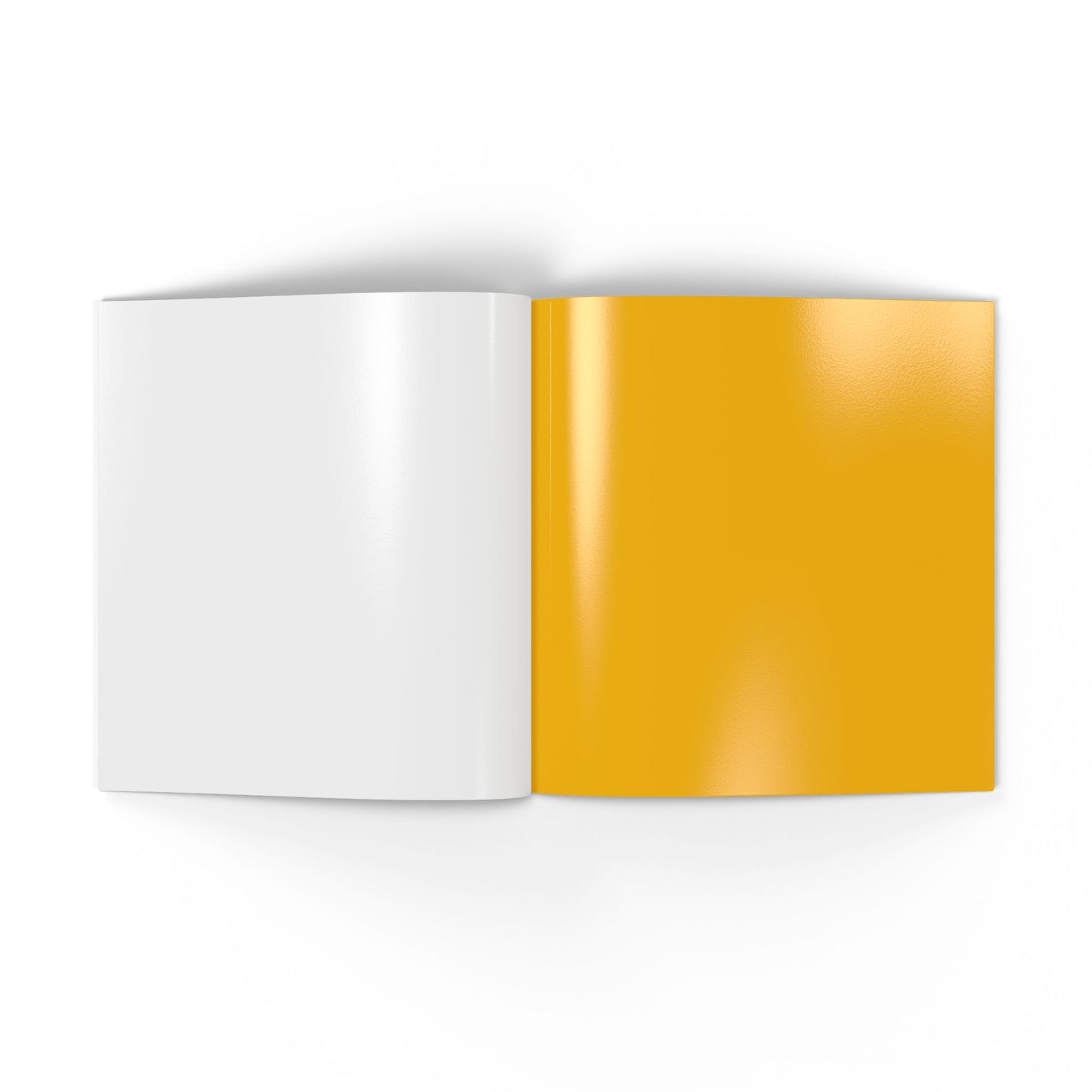 Softcover Photo Book — Minimal Gold Rings & Sunburst Cover, Modern Wedding or Anniversary Photo Album