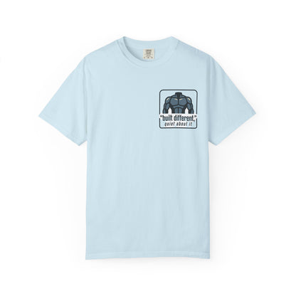 Graphic T-Shirt — “No Announcements, Just Results” Motivational Fitness Tee