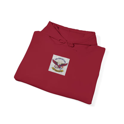 Patriotic Eagle Floral Hoodie – American Flag Wings Graphic Sweatshirt