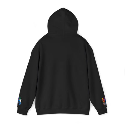 Patriotic Eagle Floral Hoodie – American Flag Wings Graphic Sweatshirt