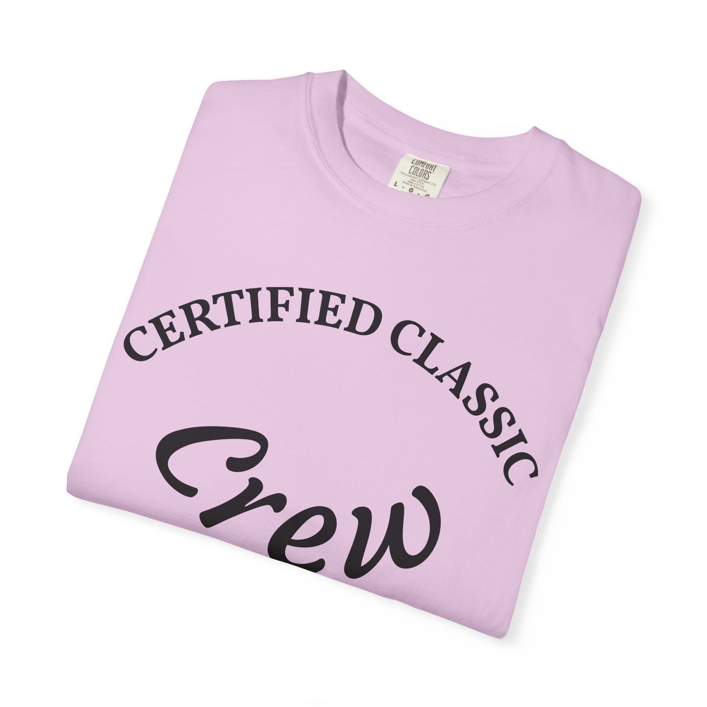 Certified Classics Crew T‑Shirt — Retro Crew Graphic Tee with Back Star Accent