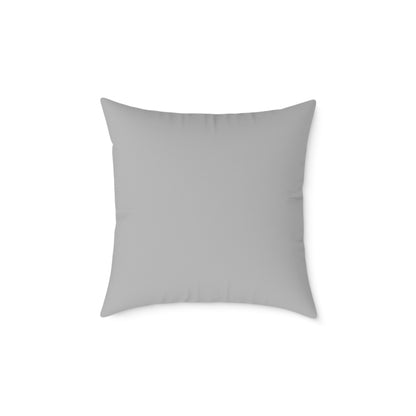 Spring Time Birds Square Throw Pillow — Floral Hummingbird Accent Cushion