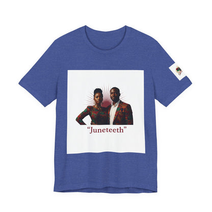 Juneteenth Graphic Tee — "Juneteeth" Freedom Celebration T-Shirt