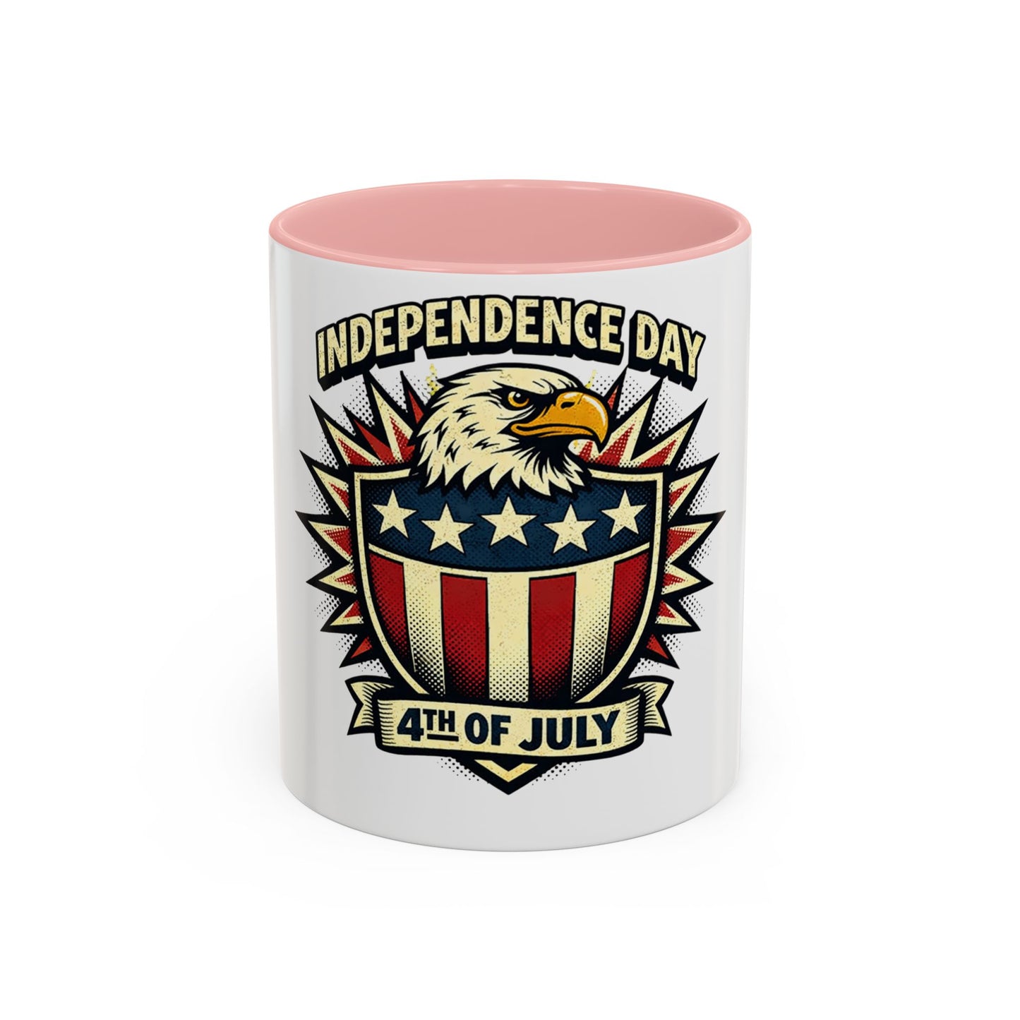 Accent Coffee Mug (11, 15oz) , 4th of july ,independence day.