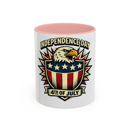 Accent Coffee Mug (11, 15oz) , 4th of july ,independence day.