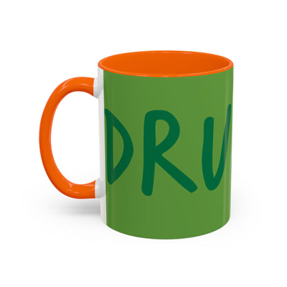 Funny ‘Drunkish’ Accent Coffee Mug — Green Accent 11/15oz