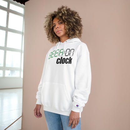 Hoodie — "On Clock" Digital Timefront with "It’s Not the Destination, It’s the Journey" Roadscape